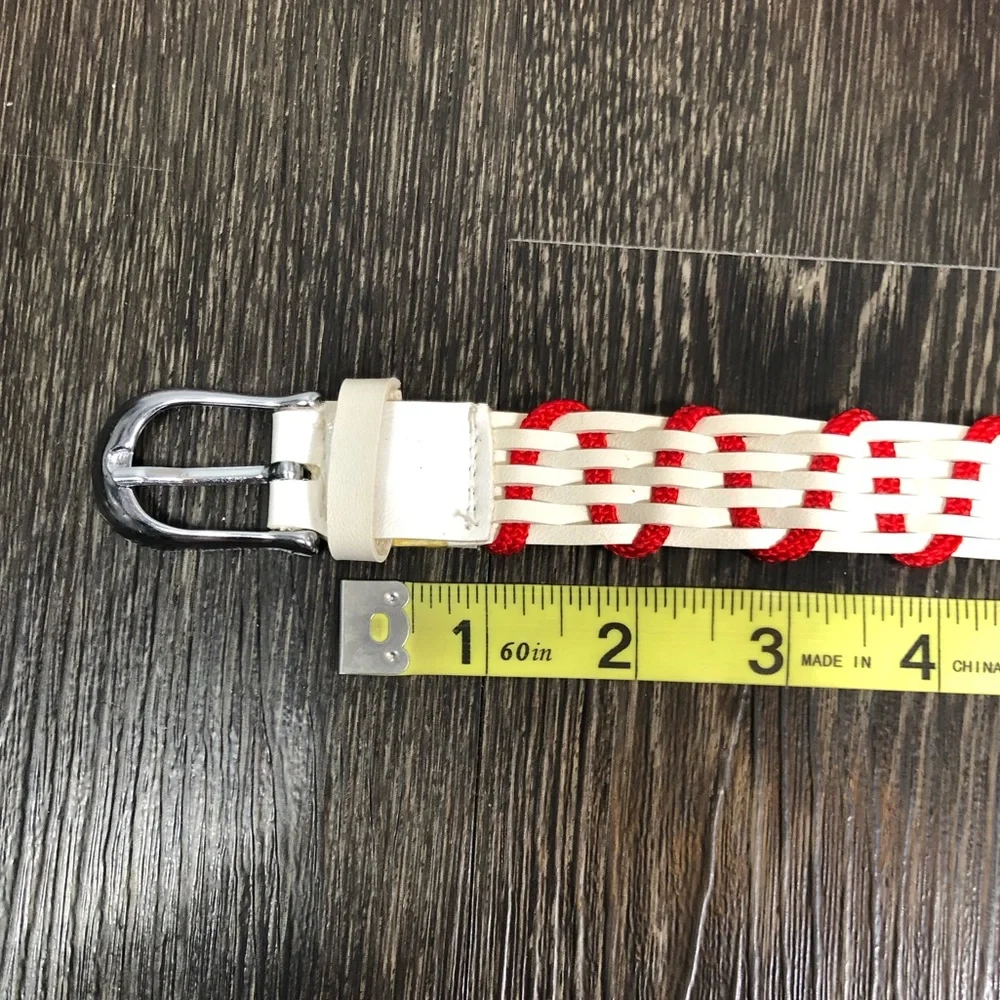 Vintage Braided Leather Belt